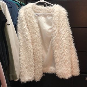 MOD White Fluffy Jacket